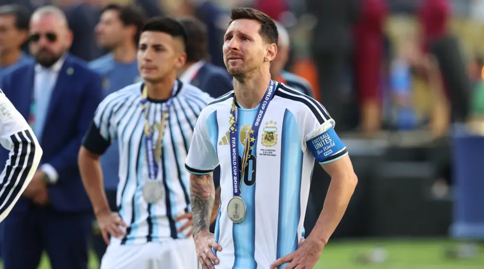 Lionel Messi llorando | AP