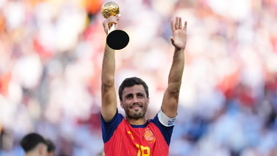Rodri ganó el Balón de Oro del Mundial | AP