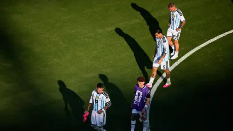 Solo un toque en 100 minutos: Argentina jugó el balón una sola vez en el área de España