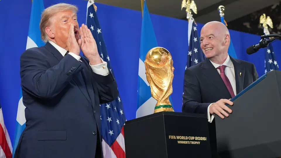 Donald Trump y Gianni Infantino durante el Mundial 2026 | AP