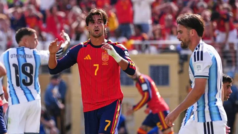 Ferran Torres en la Final del Mundial 2026 entre España y Argentina | AP