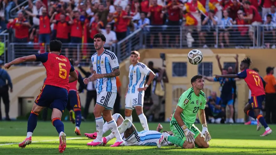 Gol de Ferrán Torres ante Argentina | AP