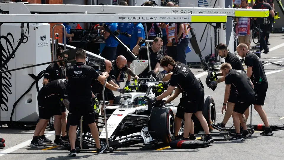 Checo Pérez en el Gran Premio de Bélgica 2026 | AP