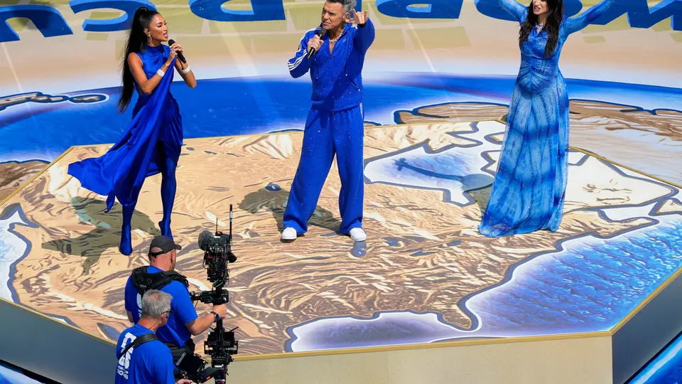 Robbie Williams, Laura Pausini y Nicole Scherzinger | AP