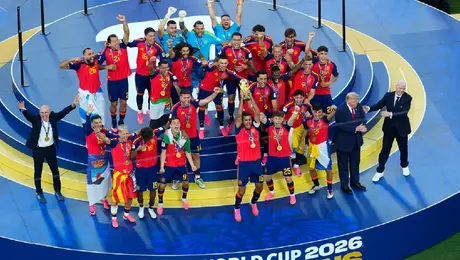 Las mejores postales del festejo de España campeona del Mundial 2026