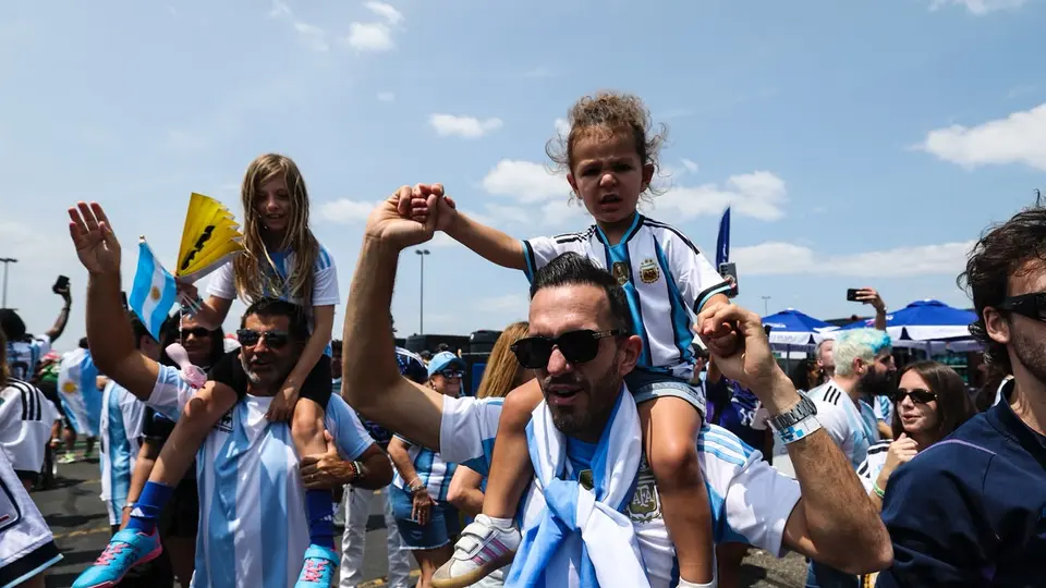 Afición argentina en el Estadio de Nueva York | RÉCORD