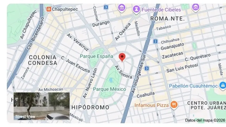 La celebración contará con una exposición tributo de 10 artistas inspirada en el legado del Divo de Juárez./@googlemaps