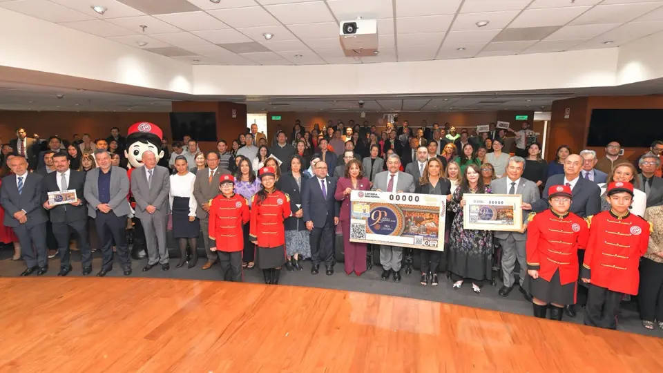 La emisión especial de la Lotería Nacional reconoce la trayectoria del Tribunal Federal de Justicia Administrativa y su papel en la impartición de justicia administrativa. / Cortesía