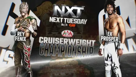 Rey Fénix hará su debut en NXT con una defensa del Campeonato Crucero AAA