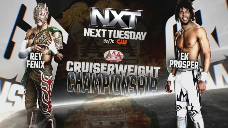 Rey Fénix hará su debut en NXT con una defensa del Campeonato Crucero AAA