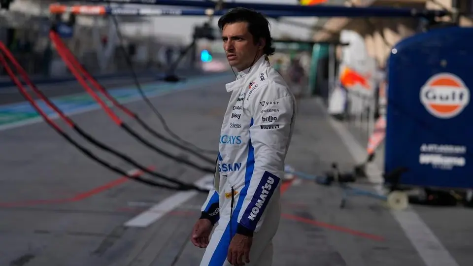 Carlos Sainz en la pretemporada con Williams | AP