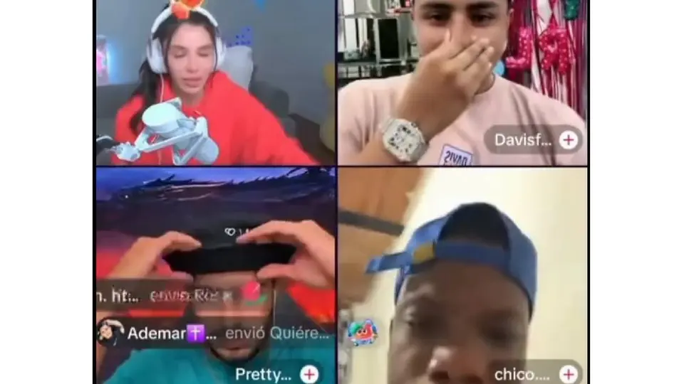 Emma Coronel fue insultada durante un live de TikTok por “Chico Rabia”, quien aparentemente no sabía que hablaba con la esposa de Joaquín “El Chapo” Guzmán./ Captura de pantalla