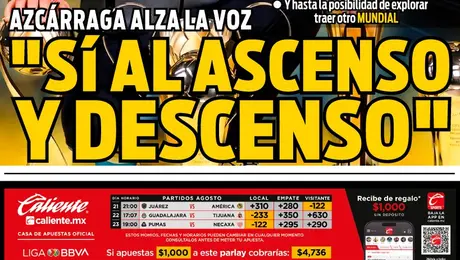Portada RÉCORD 19 agosto 2026