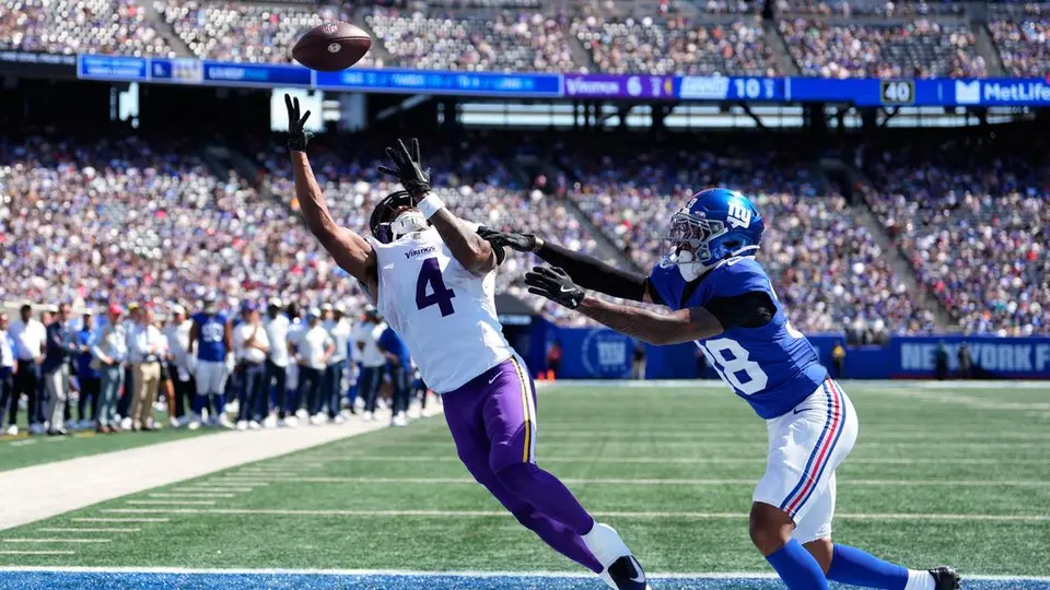 Myles Price en partido de pretemporada de los Minnesota Vikings | AP