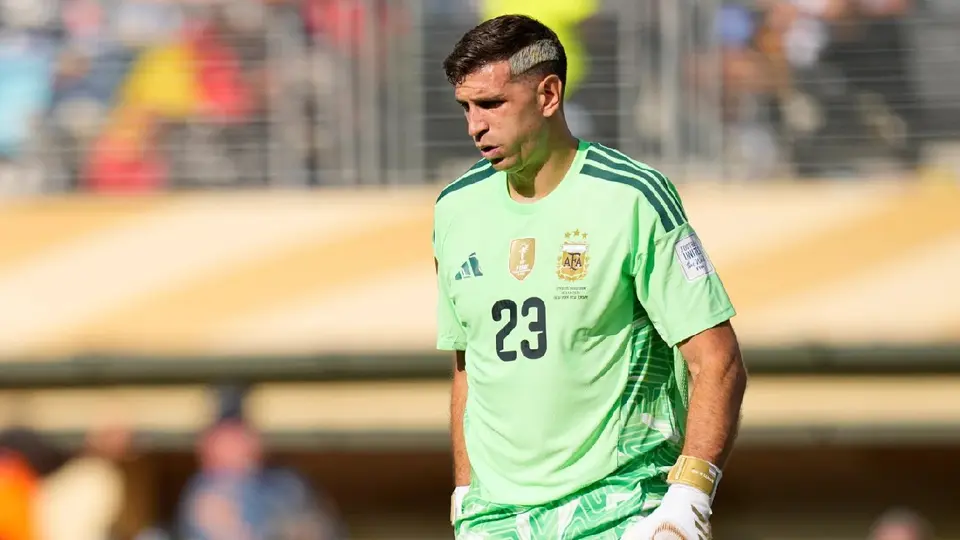 Emiliano Dibu Martínez con Argentina | AP
