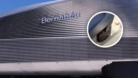 Aficionados captan ratas en el Santiago Bernabéu