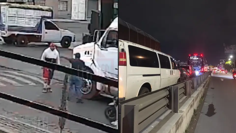 Conductor de aplicación es agredido durante discusión con chofer de pipa; bloquean la México-Puebla
