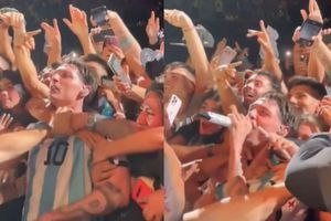 Equipo de seguridad interviene para 'rescatar' a Peso Pluma en concierto en Argentina