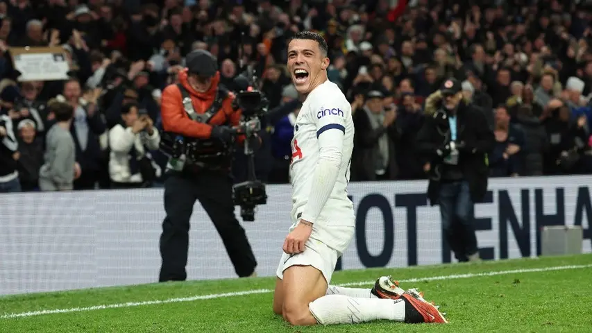 Pedro Porro anotó uno de los tantos del Tottenham| AP