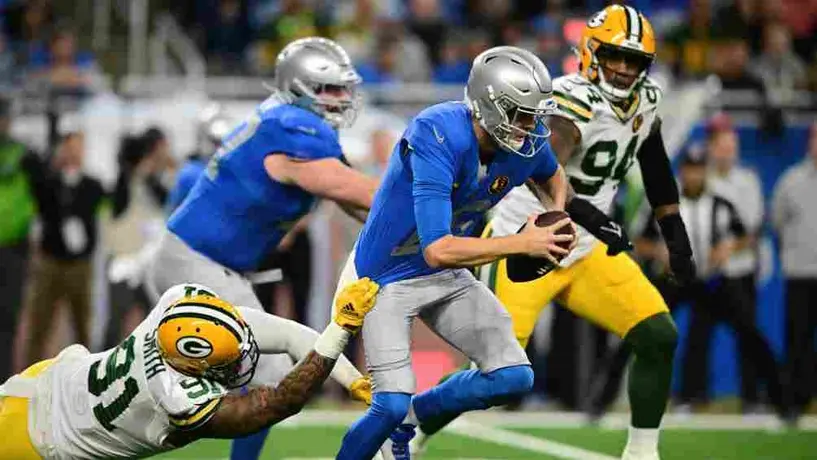 NFL: Green Bay castigó a Jared Goff y venció a Detroit en el Día de Acción de Gracias