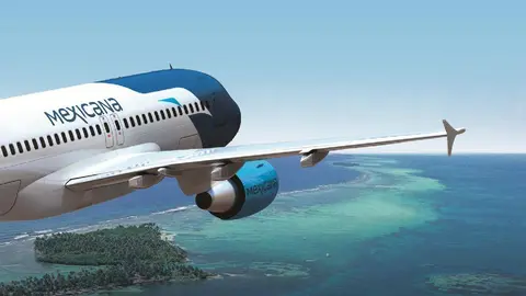 Avión de Mexicana vuela con un 1 pasajero de Acapulco al AIFA