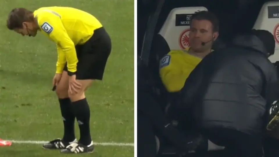 Árbitro de la Bundesliga sufre rotura de ligamento de la rodilla en pleno partido