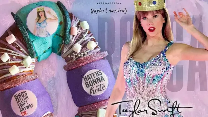Rosca de reyes inspirada en Taylor Swift, la creación de una panadería en Veracruz