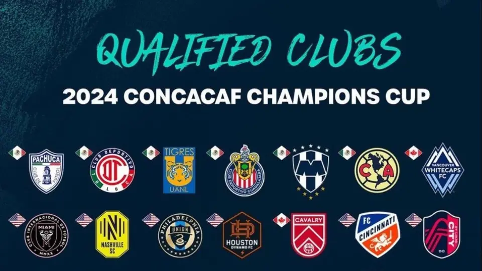 ¿Cuáles son los 27 equipos clasificados para la CONCACAF Champions Cup 2024?