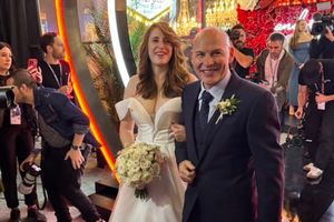 ¡Fiesta en Nevada! Jacques Villeneuve se casó en medio del Gran Premio de Las Vegas