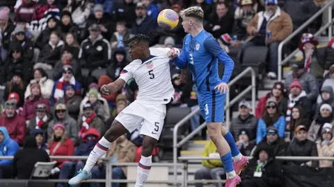 Estados Unidos cayó en duelo amistoso ante su similar de Eslovenia