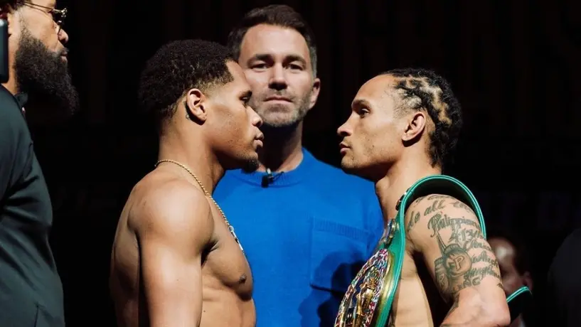 Devin Haney y Regis Prograis vencen a la báscula en la ceremonia de pesaje