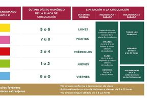 ¡Atento! Checa que vehículos no circulan este viernes 12 de enero 2024