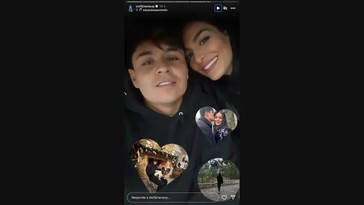 ¡Viva el amor! 'Chofis' López y Stefi Jiménez presumen su noviazgo en redes