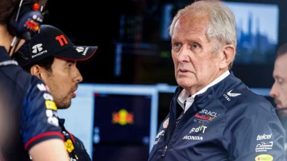 Helmut Marko sobre Checo Pérez: 'Tiene mala suerte de tener al talento del siglo como compañero'