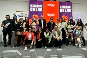 Arena México estrenó fachada con un mural en contra de la violencia de la niña y de la mujer