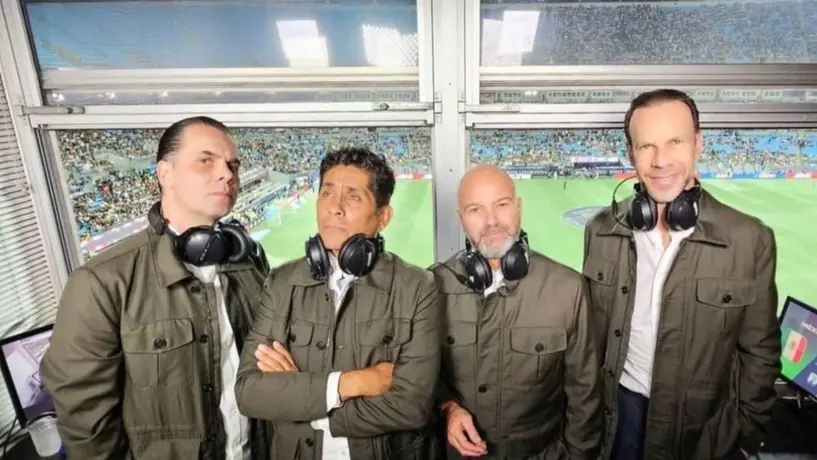 ¿Qué le pasó? Zague sufre caída en plena transmisión del duelo entre México y Colombia