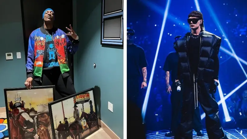 ¡Un fan más! Snoop Dogg escucha a Peso Pluma en el Día de Acción de Gracias