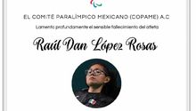 Fallece Raúl Dan López Rosas, atleta Parapanamericano mexicano
