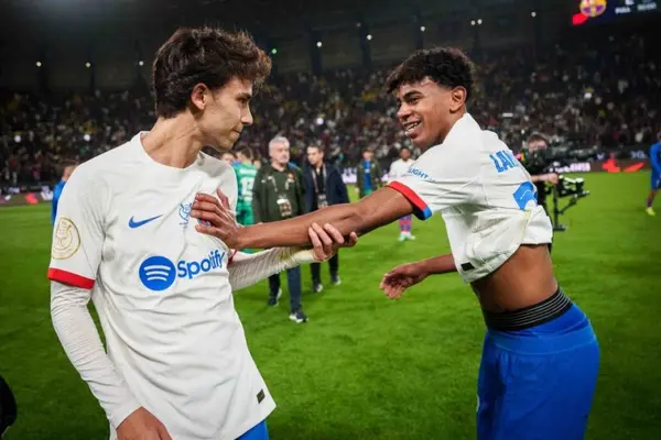 ¡Imparable! Lamine Yamal alcanzó un nuevo récord, ahora con Barcelona en la Supercopa