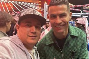 Eddy Reynoso presume foto con Cristiano Ronaldo en el Day of Reckoning 2023