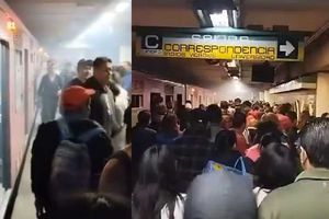 Explosión por cortocircuito deja un lesionado en la estación Guerrero del Metro