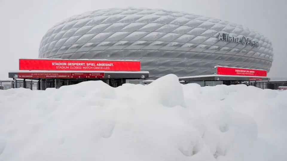 Bundesliga:Bayern Munich vs Union Berlin, suspendido por intensa nevada