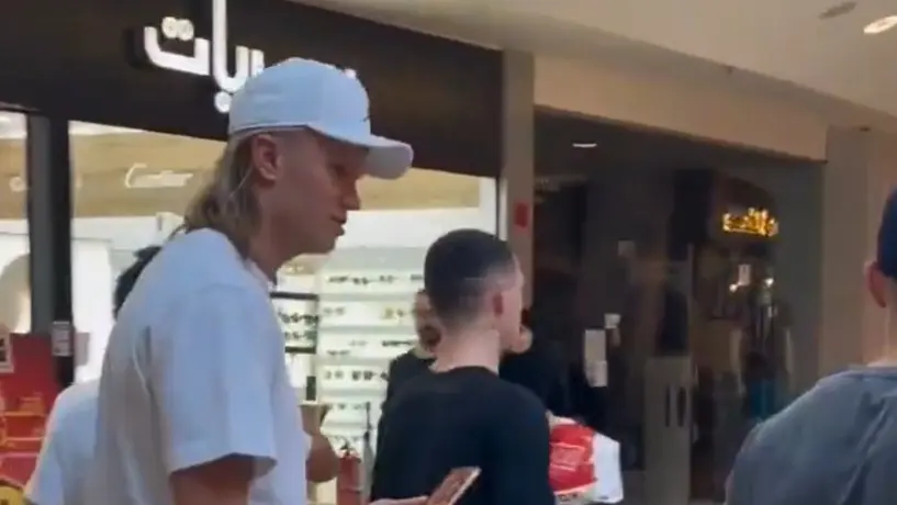 Haaland se niega a tomarse fotos con los hijos de los jugadores de Fluminense