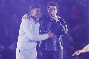 Carlos Alcaraz pasó a cantar y bailar con Sebastián Yatra en el TennisFest
