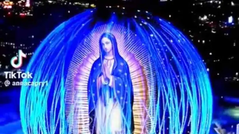¡Vaya celebración!  Las Vegas se ilumina para celebrar el día de la Virgen de Guadalupe en The Sphere