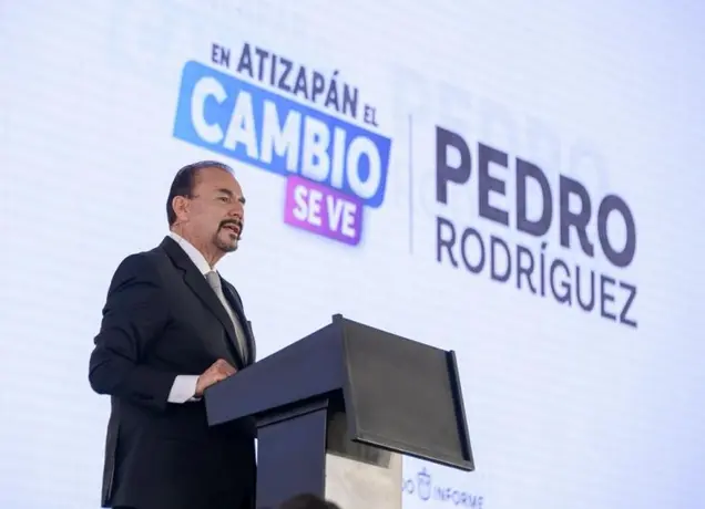 Rinde Pedro Rodríguez segundo informe en Atizapán; 8 mil asistentes piden se reelija
