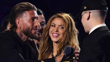 Sergio Ramos aparece en gala con Shakira