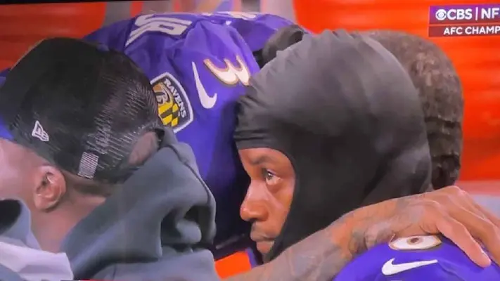 Odell Beckham Jr. consoló a Lamar Jackson tras la derrota en la Final de Conferencia