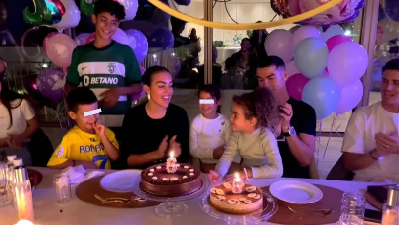 ¡Su otra faceta! Cristiano Ronaldo festeja el cumpleaños de su hija 'a lo grande'