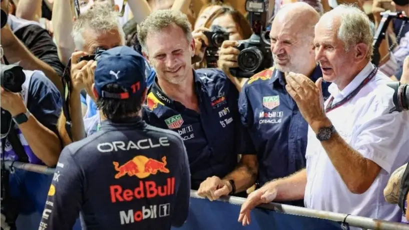 Helmut Marko ‘amenaza’ a Checo: “Lawson podría tener la oportunidad este año”